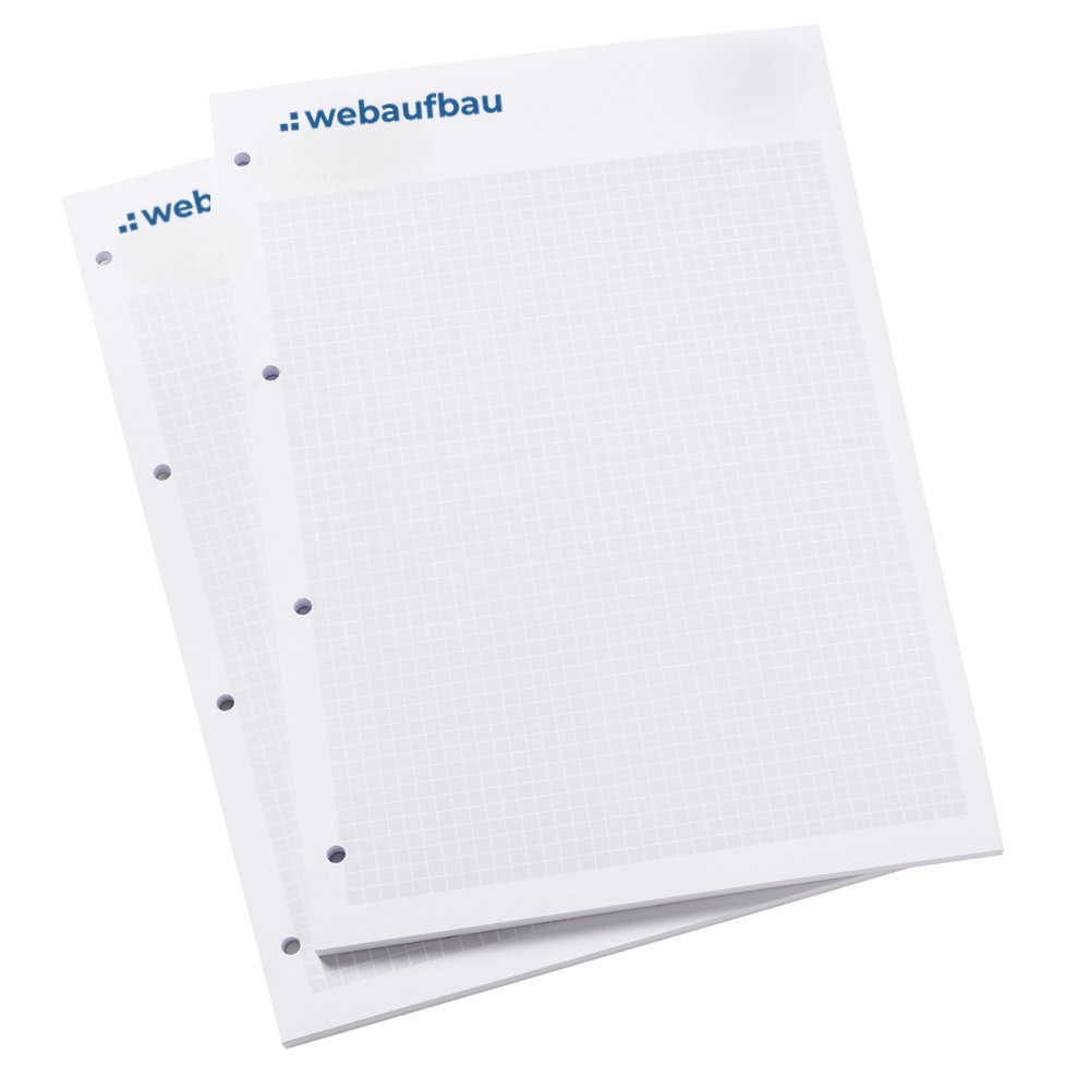Schreibblock mit Kugelschreiber für Notizen